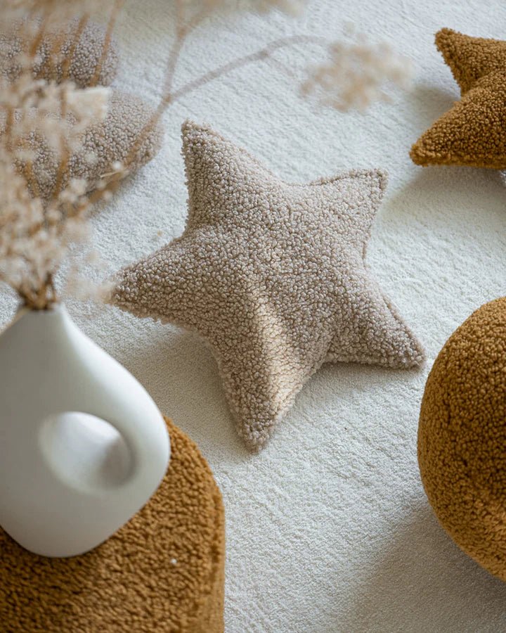 Star Cushion, Biscuit (Pre - Order) - Le Petit Marché Home Furniture