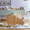 Stool with Storage Soffe, Nature, Rattan (Pre - Order) - LPM Home