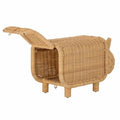 Stool with Storage Soffe, Nature, Rattan (Pre - Order) - LPM Home