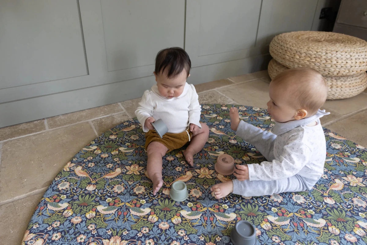 The Willow Boughs & Strawberry Thief Round Playmat - LPM Home