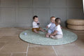 The Willow Boughs & Strawberry Thief Round Playmat - LPM Home