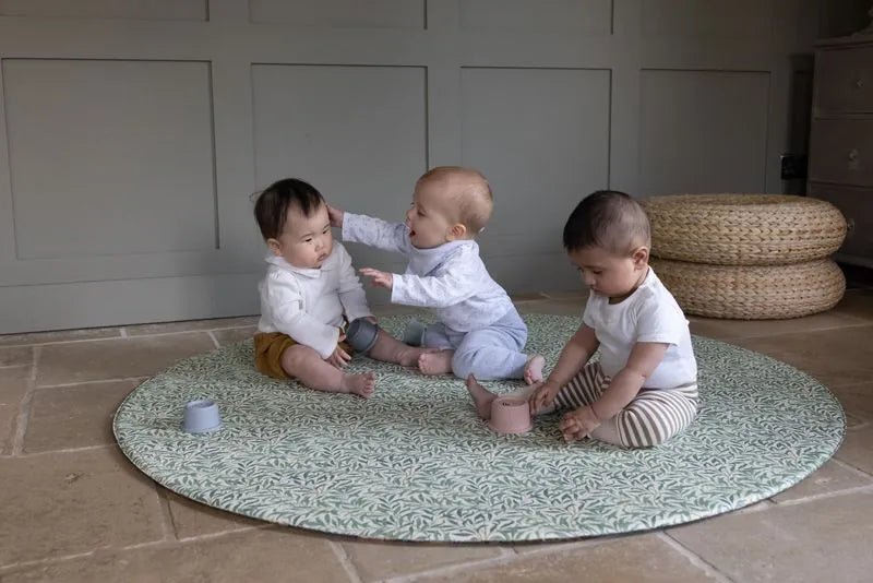 The Willow Boughs & Strawberry Thief Round Playmat - LPM Home