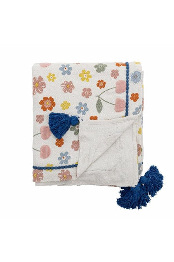 Throw Cherry, Multi, Recycled Cotton (Pre - Order) - LPM Home
