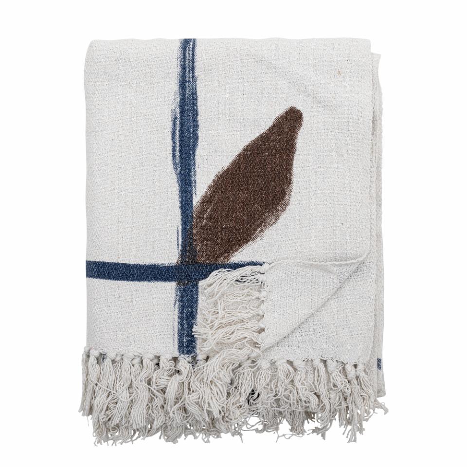 Throw Imperia, Nature, Recycled Cotton - Le Petit Marché Home Furniture