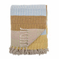 Throw Isnel, Yellow, Recycled Cotton - Le Petit Marché Home Furniture