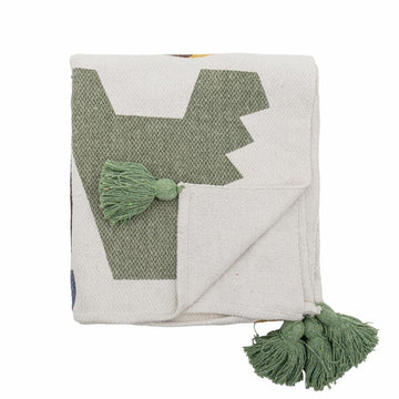 Throw Memmo, Multi, Recycled Cotton - Le Petit Marché Home Furniture