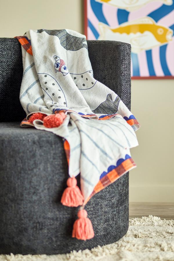 Throw Missy, Multi, Recycled Cotton (Pre - Order) - LPM Home