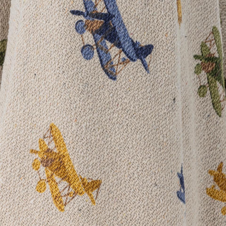 Throw Plane, Nature, Recycled Cotton - Le Petit Marché Home Furniture