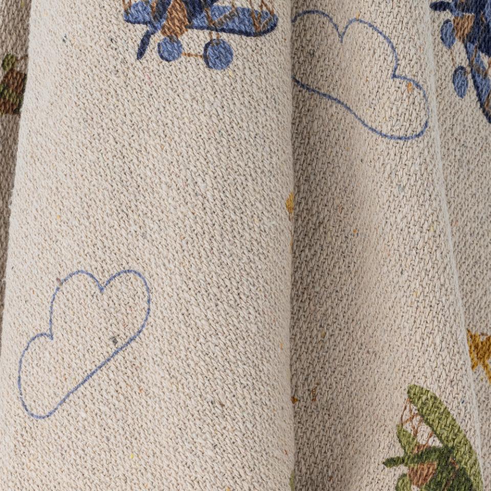 Throw Plane, Nature, Recycled Cotton - Le Petit Marché Home Furniture