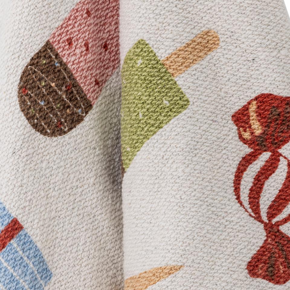 Throw Sweets, Multi, Recycled Cotton - Le Petit Marché Home Furniture