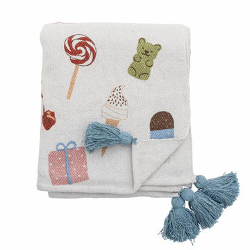 Throw Sweets, Multi, Recycled Cotton - Le Petit Marché Home Furniture