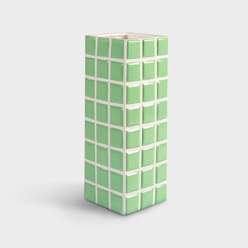Vase Tile, Mint - Le Petit Marché Home Furniture