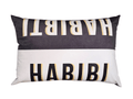 Velvet Cushion, Habibi - Habibti Printed - Le Petit Marché Home Furniture