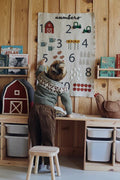 Wall Hanger, Farm Numbers - Le Petit Marché Home Furniture
