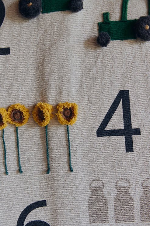 Wall Hanger, Farm Numbers - Le Petit Marché Home Furniture