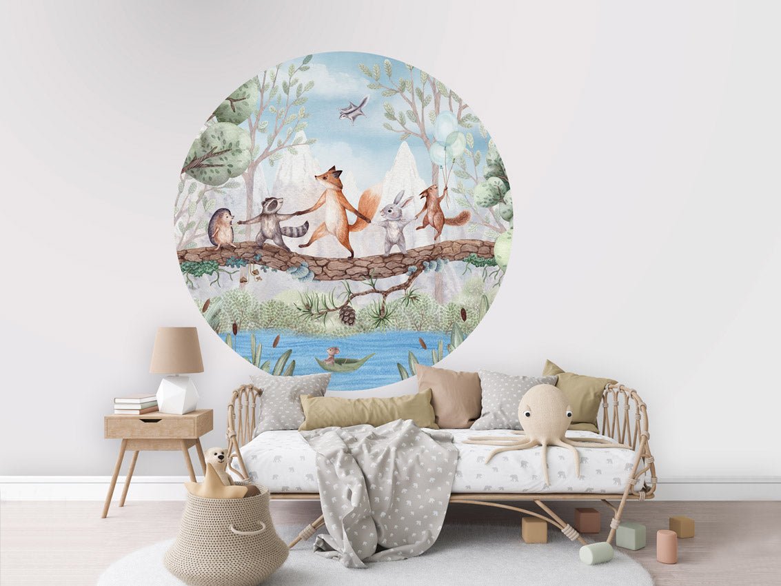Wallpaper - Animal Adventure - Circle (Pre - Order) - LPM Home
