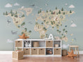 Wallpaper - Animal Atlas Blue (Pre - Order) - LPM Home