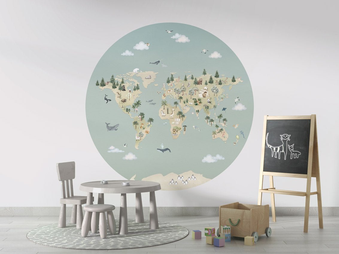 Wallpaper - Animal Atlas - Circle (Pre - Order) - LPM Home