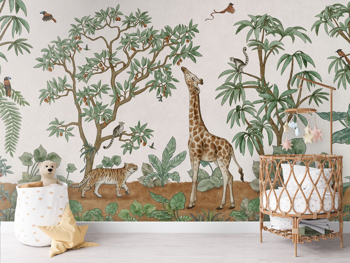 Wallpaper - Animals in the Jungle (Pre - Order) - LPM Home