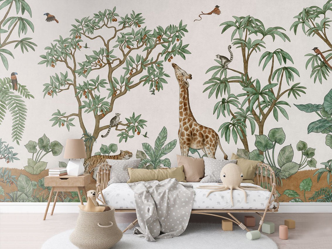 Wallpaper - Animals in the Jungle (Pre - Order) - LPM Home