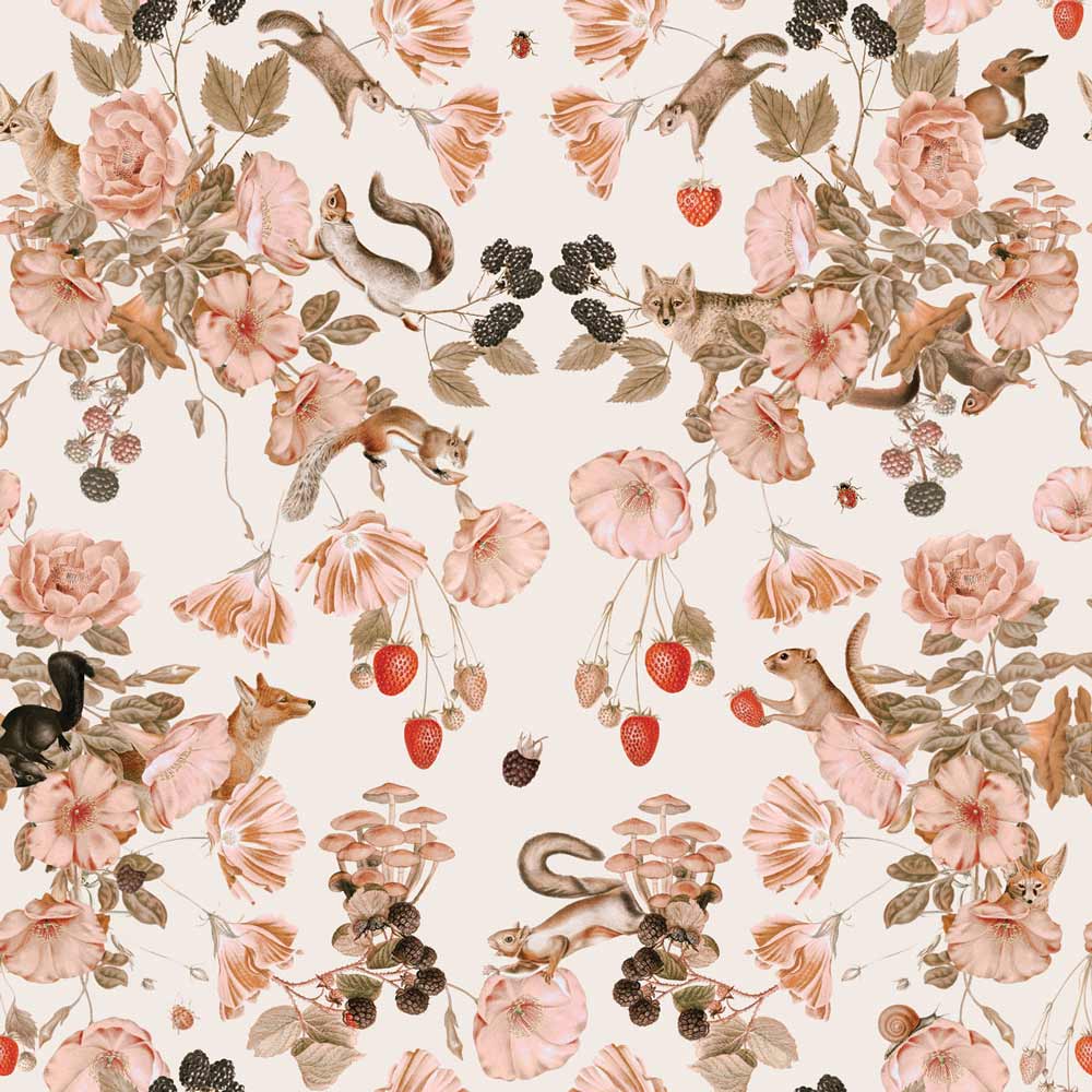 Wallpaper - Animals Secret Funlife - Le Petit Marché Home Furniture