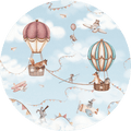 Wallpaper - Aviation Adventure - Circle (Pre - Order) - LPM Home