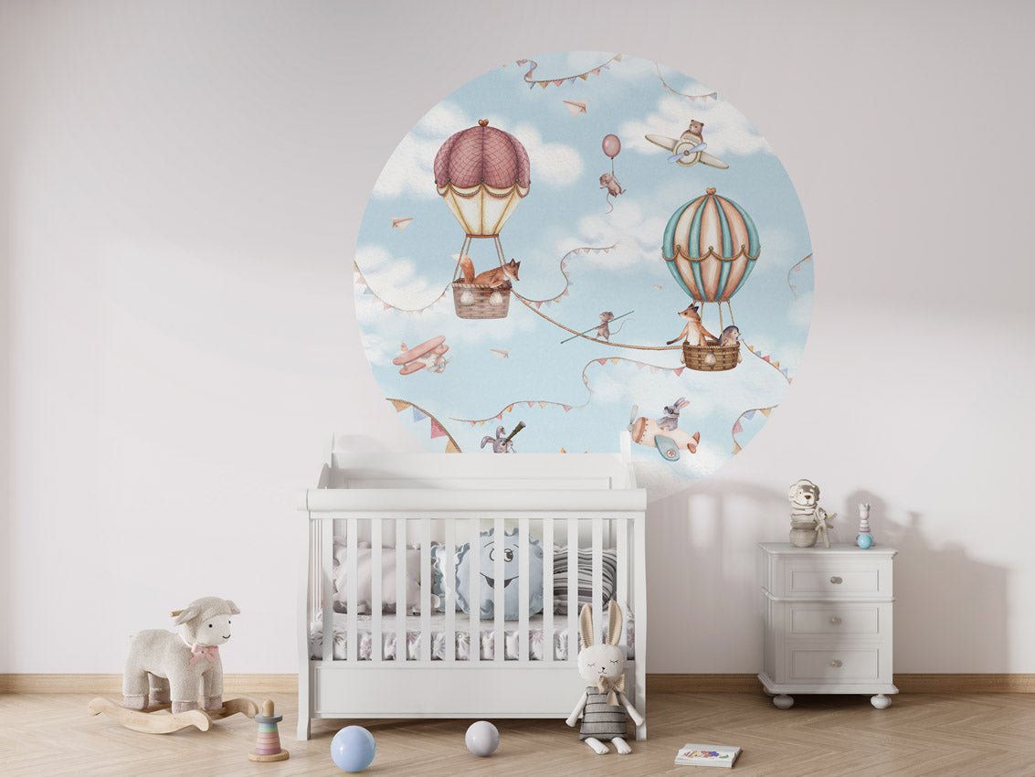 Wallpaper - Aviation Adventure - Circle (Pre - Order) - LPM Home