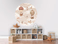 Wallpaper - Aviation Adventure - Monochrome - Circle (Pre - Order) - LPM Home