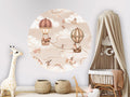 Wallpaper - Aviation Adventure - Monochrome - Circle (Pre - Order) - LPM Home
