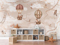 Wallpaper - Aviation Adventure Monochrome (Pre - Order) - LPM Home