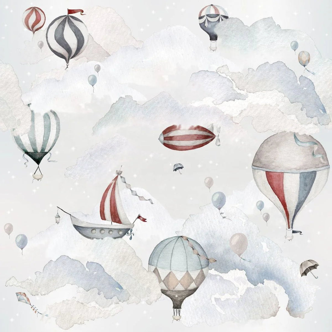 Wallpaper - Balloons Adventure - Le Petit Marché Home Furniture