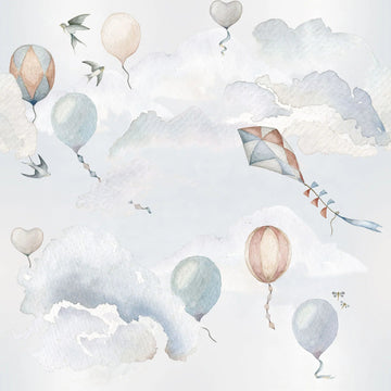 Wallpaper - Balloons Fairytale - Le Petit Marché Home Furniture