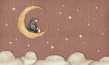 Wallpaper - Bear on the Moon Red (Pre - Order) - LPM Home
