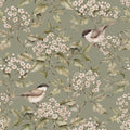 Wallpaper - Birds and Green Spring - Le Petit Marché Home Furniture