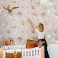 Wallpaper - Birds In The Night Sky - Le Petit Marché Home Furniture