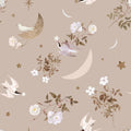 Wallpaper - Birds In The Night Sky - Le Petit Marché Home Furniture