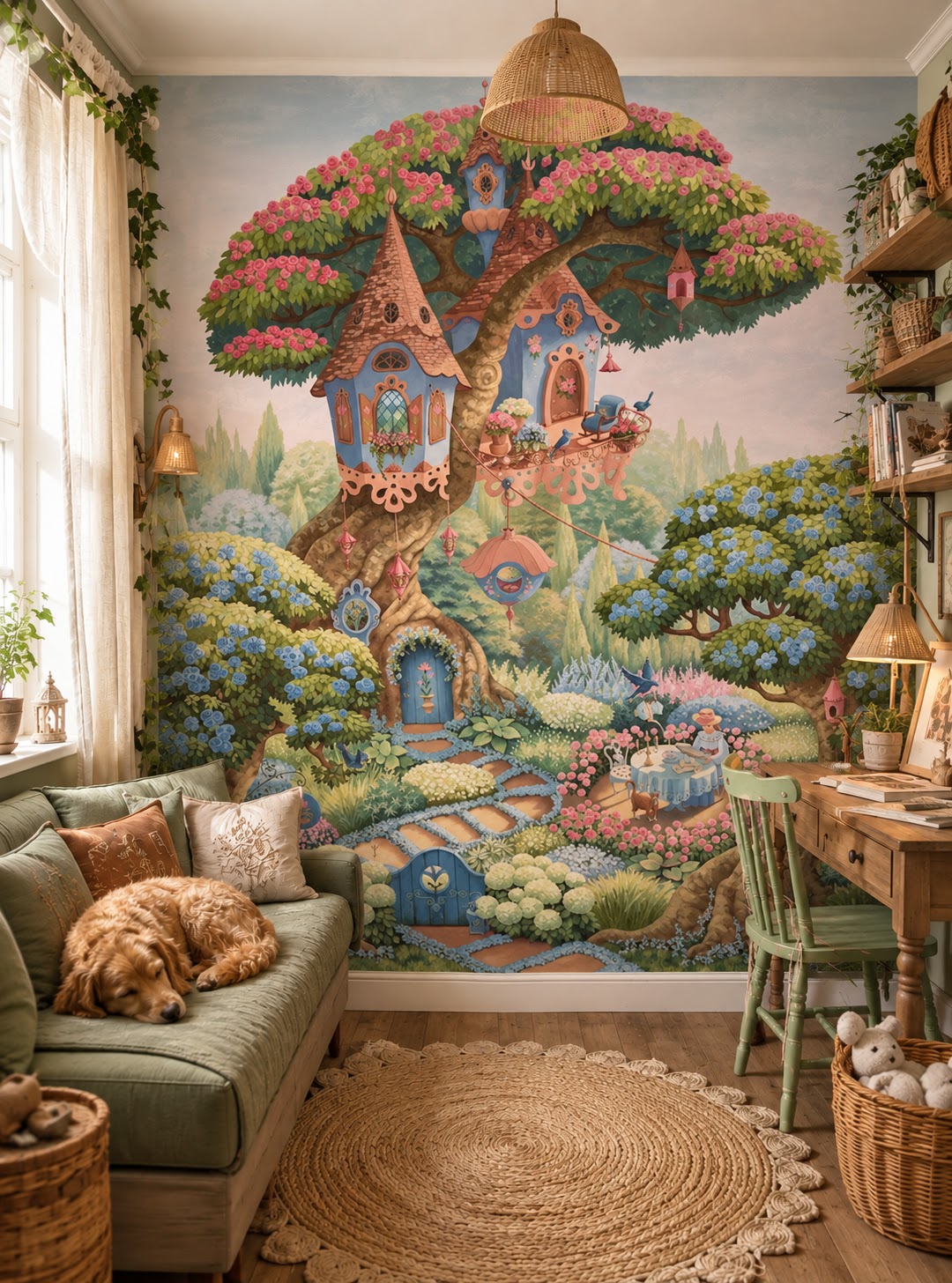 Wallpaper - Bluebird Cottage (Pre-Order) - LPM Home