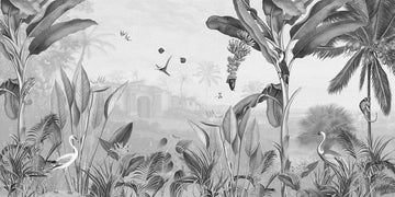 Wallpaper - Botanical Beauty - Black and White (Pre - Orders) - LPM Home