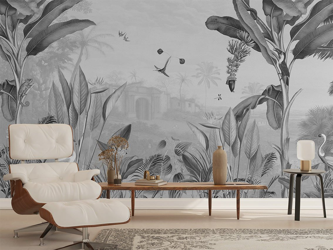 Wallpaper - Botanical Beauty - Black and White (Pre - Orders) - LPM Home