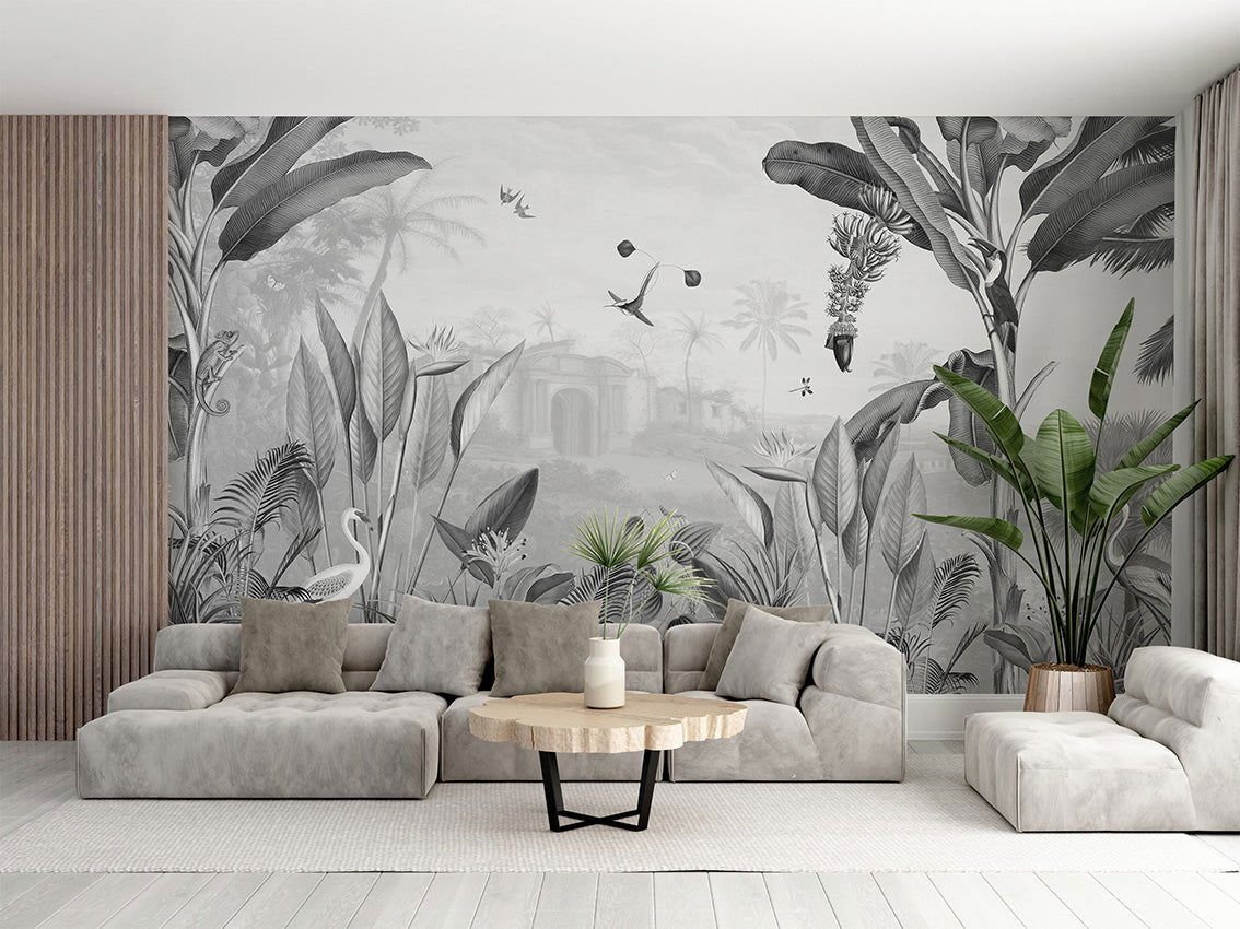 Wallpaper - Botanical Beauty - Black and White (Pre - Orders) - LPM Home