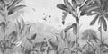 Wallpaper - Botanical Beauty - Black and White (Pre - Orders) - LPM Home