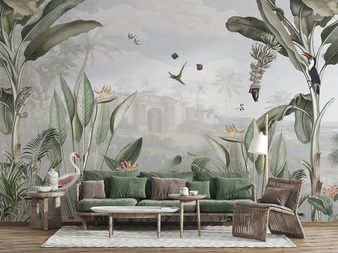 Wallpaper - Botanical Beauty - Panorama (Pre - Orders) - LPM Home