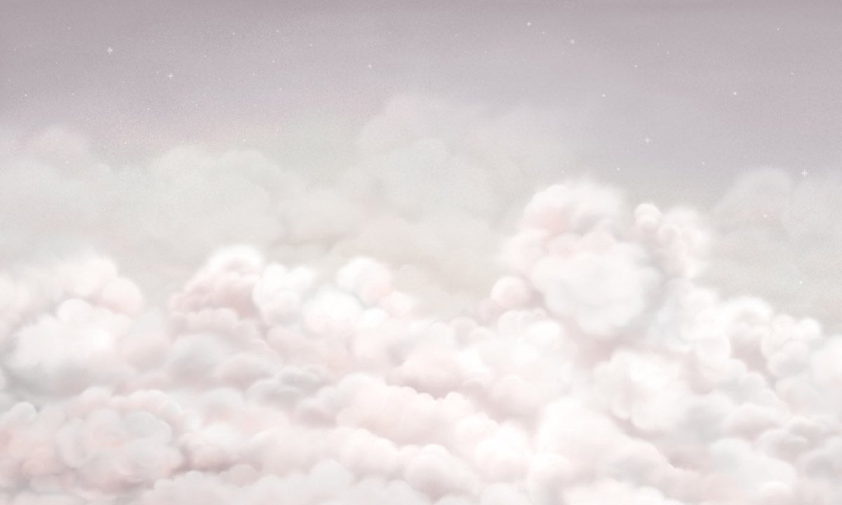 Wallpaper - Calming Clouds Pink (Pre - Order) - LPM Home