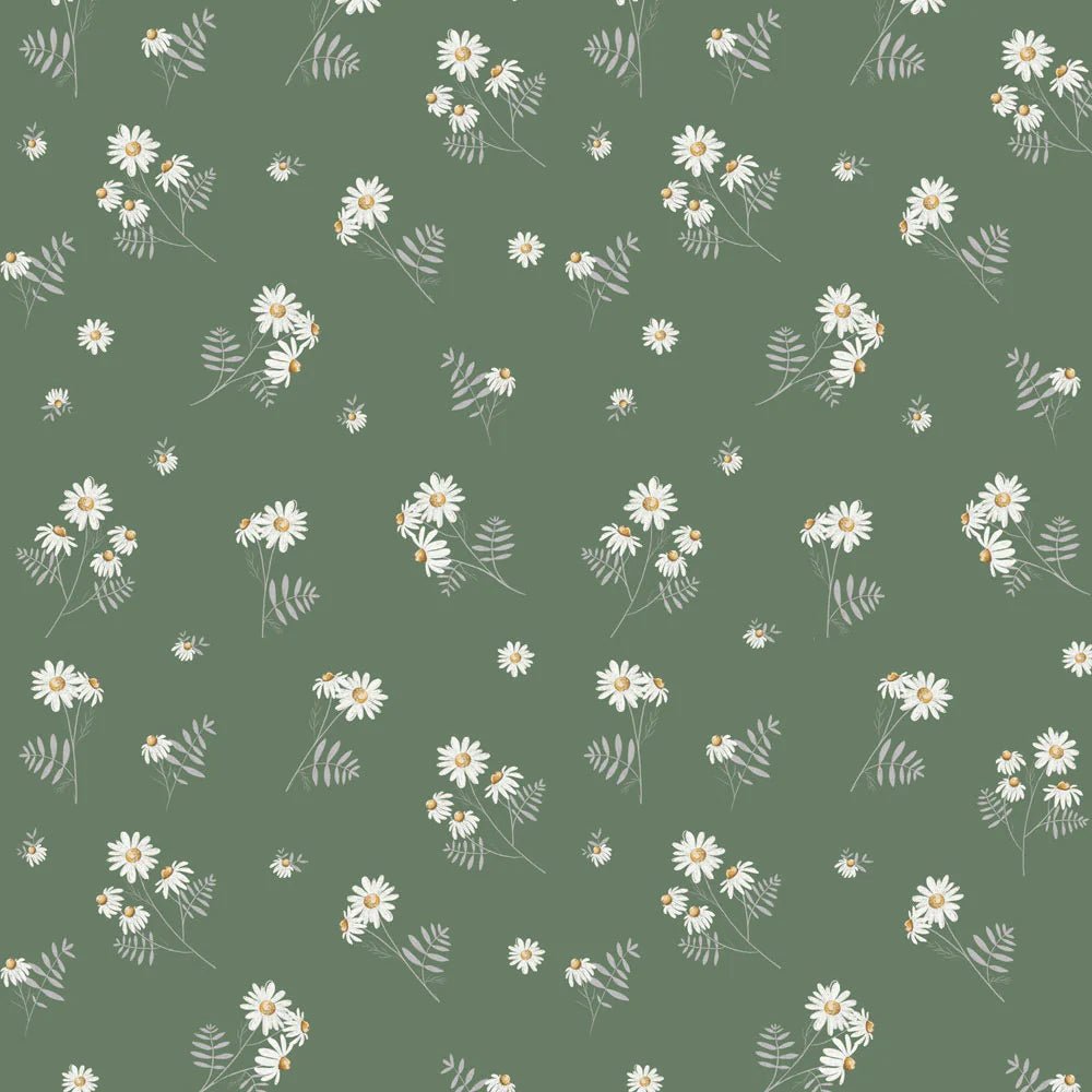 Wallpaper - Camomilla Green - Le Petit Marché Home Furniture