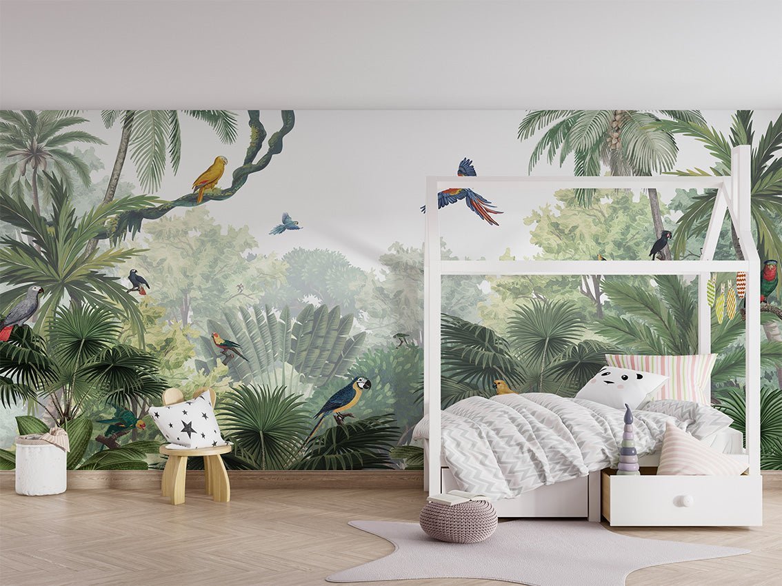 Wallpaper - Canopy Jungle - Natural (Pre - Order) - LPM Home