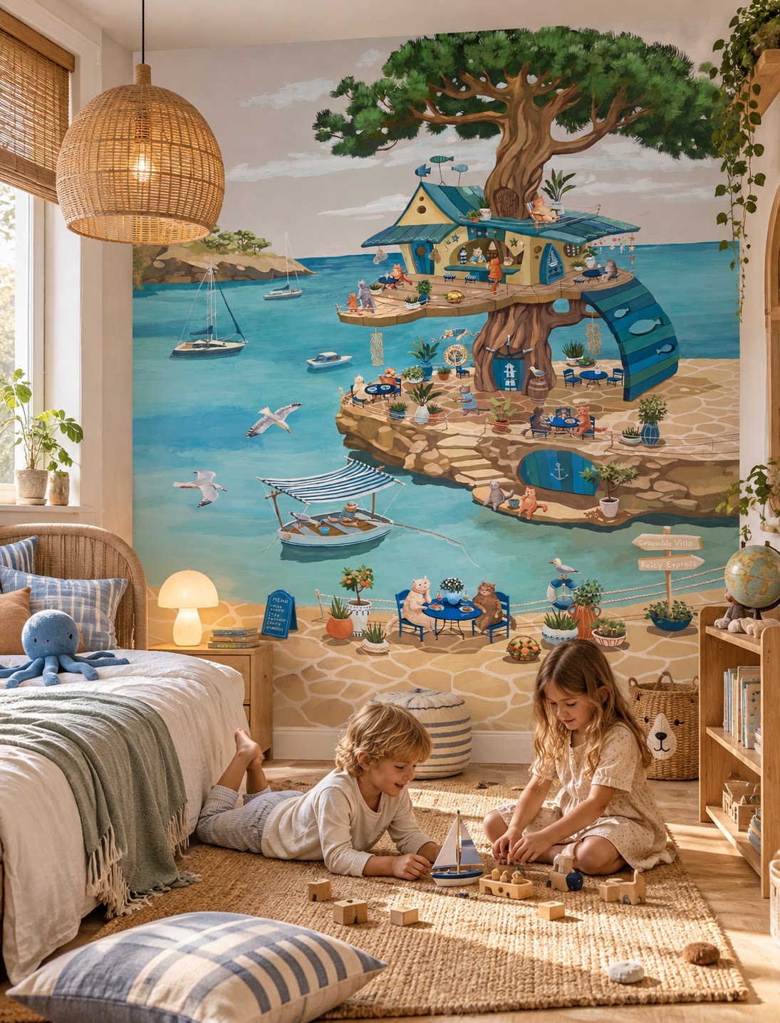 Wallpaper - Cats Cafe (Pre-Order) - LPM Home