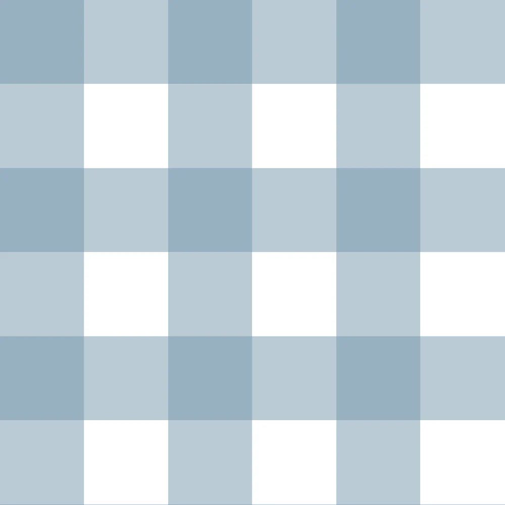 Wallpaper - Check Classic Light Blue - Le Petit Marché Home Furniture