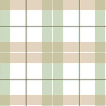 Wallpaper - Check Maxi Beige Green - Le Petit Marché Home Furniture