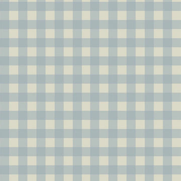 Wallpaper - Check Minimini Green Blue - Le Petit Marché Home Furniture