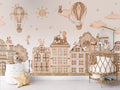 Wallpaper - City Cats Monochrome (Pre - Order) - LPM Home